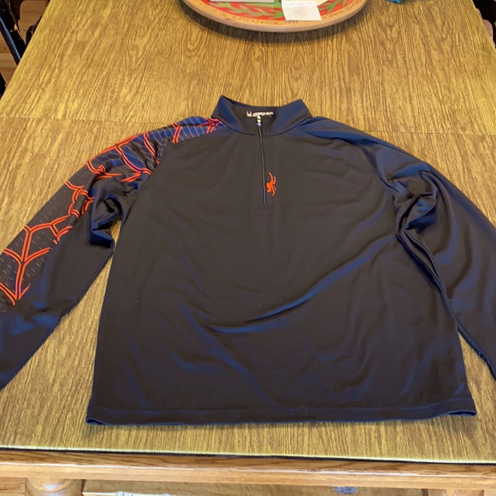Spyder Men’s size large quarter zip layering pull over